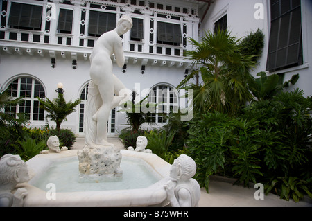 Henry Flagler House Museum in Palm Beach Florida The Fifty five Zimmer Beaux Arts Estate bekannt als Whitehall Stockfoto