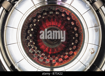 Nahaufnahme des Blitzlichts im Studio Stockfoto