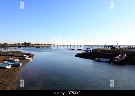 Vereinigtes Königreich Hampshire Emsworth bei Ebbe Stockfoto