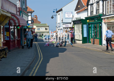 Sheringham High Street, Norfolk, England, Vereinigtes Königreich. Stockfoto