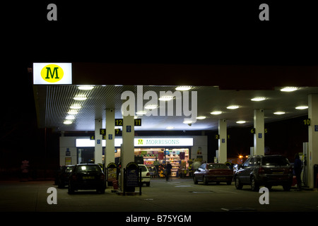 Morrisons Tankstelle High Wycombe Böcke Stockfoto