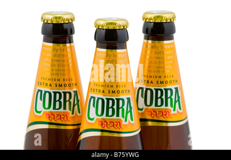 Flasche Cobra indischen Lagerbier gebraut und abgefüllt in der Europäischen Union für Cobra Bier Ltd Stockfoto