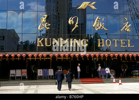 Kunming Hotel, Kunming, Provinz Yunnan, China, Asien Stockfoto