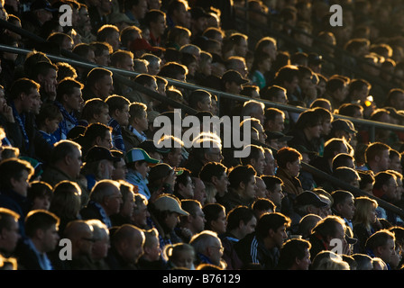 Stadion-Publikum in der deutschen Bundesliga-Stadion des VfL Bochum Stockfoto