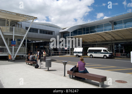 Haupteingang, Auckland International Airport, Terminal, Auckland, Neuseeland Stockfoto