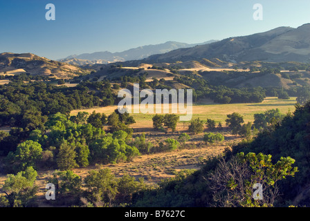 San Rafael Mountains Blick vom Paradise Road in Santa Ynez Mountains Kalifornien USA Stockfoto