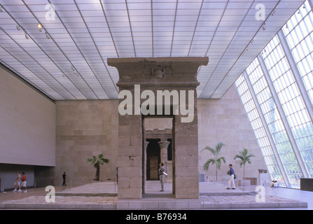 Tempel von Dendur, Metropolitan Museum of Art, Manhattan, New York Stockfoto