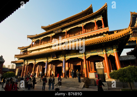 Yonghe Gong Lama-Tempel in Peking Stockfoto