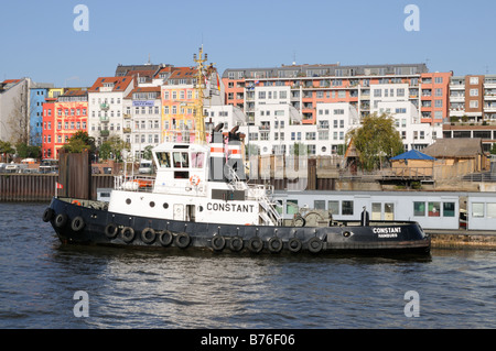 Schlepper Im Hamburger Hafen Deutschland Schlepper im Hamburger Hafen Deutschland Stockfoto