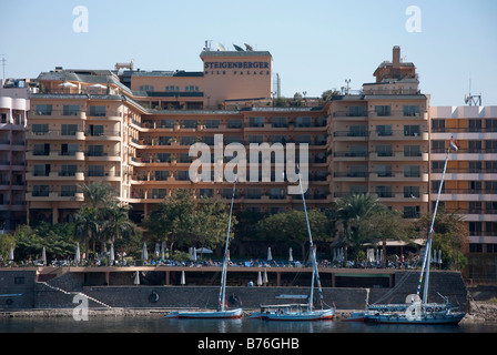 Steigenberger Nile Palace Hotel Luxor Stockfoto