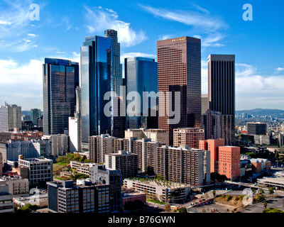 Downtown Los Angeles vom Rathaus, California Stockfoto