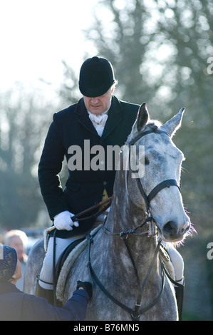 Lacock Teh Avon Vale Hunt am zweiten Weihnachtstag Stockfoto