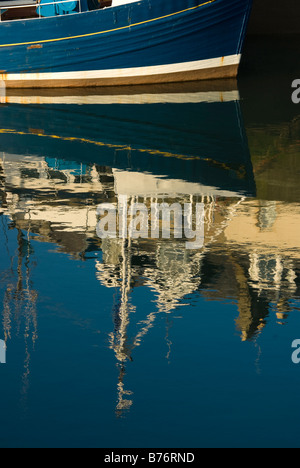 Rumpf eines Fischerbootes in Pittenweem East Neuk Fife Stockfoto