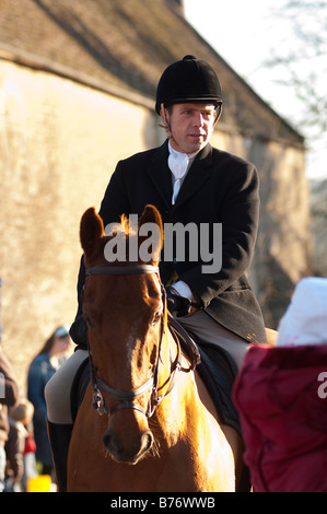 Lacock Teh Avon Vale Hunt am zweiten Weihnachtstag Stockfoto