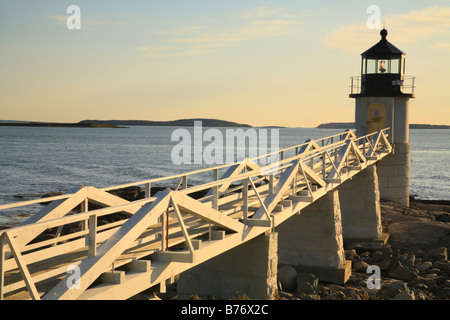 Marshall Point Light, Port Clyde, Maine, USA Stockfoto