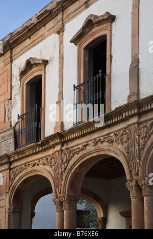 Historisches Gebäude im Ghost Town MINERAL DE POZOS GUANAJUATO Mexiko Stockfoto