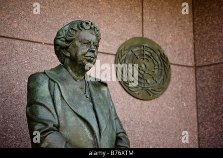 Eleanor Roosevelt statue Stockfoto