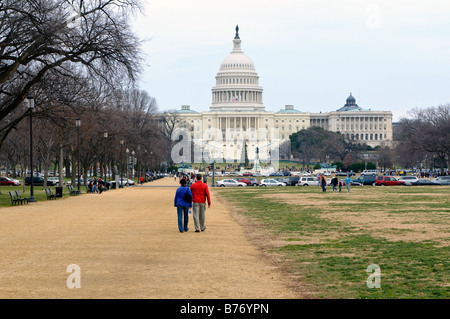 Die Westwand des United States Capitol Building, Washington DC, USA Stockfoto