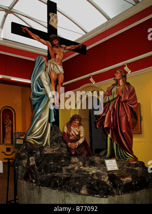 Kreuzigung Tableau in Whitefriars Kirche Dublin Irland Stockfoto