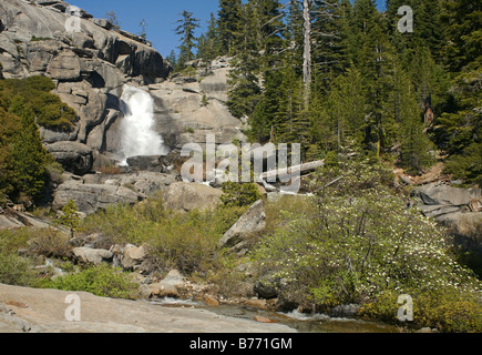 Kalifornien - nahen Chilnualna fällt im Bereich Wawona des Yosemite National Park. Stockfoto