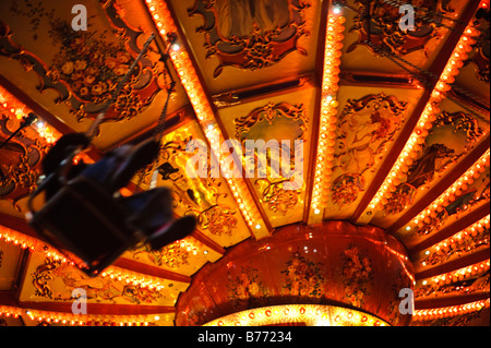 Kirmes in Edinburghs Weihnachten Winter Wonderland Stockfoto