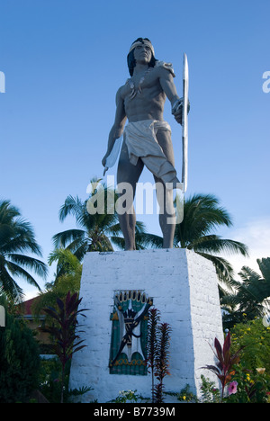 Lapu-Lapu Denkmal, Mactan Schrein, Magellan Bay, Mactan Insel, Cebu, Visayas, Philippinen Stockfoto