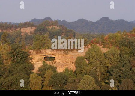 Doppelbogen Red River gorge kentucky Stockfoto