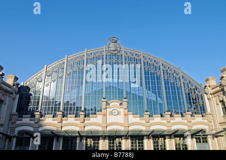 Glasdach, Barcelona Nord, bus Terminal, Barcelona, Katalonien, Spanien, Europa Stockfoto