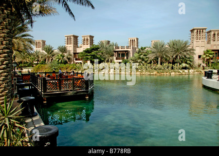 Madinat Jumeirah Resort, Dubai, Dubai Emirat, Vereinigte Arabische Emirate, Naher Osten Stockfoto