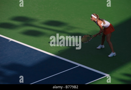 Tennisspieler Gisela Dulko aus Argentinien während des Turniers der World Team Challenge 2009 statt im Victoria Park Hong Kong Stockfoto