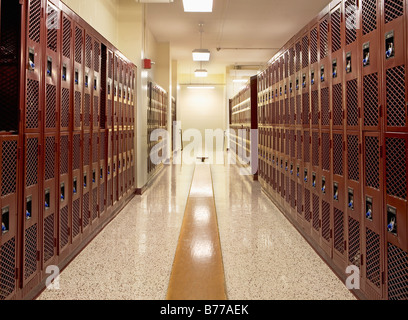 Leere Umkleidekabine Stockfoto
