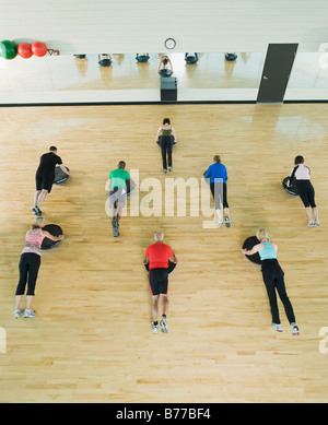Fitness-Klasse Stockfoto