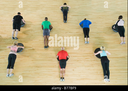 Fitness-Klasse Stockfoto