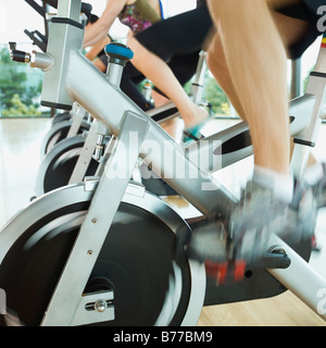 Spinning-Kurs Stockfoto