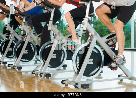 Spinning-Kurs Stockfoto