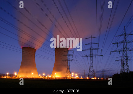 Grafenrheinfeld Kernkraft Werk, untere Franken, Bayern, Deutschland, Europa Stockfoto