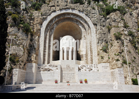 Krieg Denkmal, Le Monument Aux Morts, Place Guynemer, schön, Alpes-Maritimes, Provence-Alpes-Cote d ' Azur, Südfrankreich, Frankreich Stockfoto