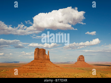 Monument Valley Buttes, Utah Stockfoto