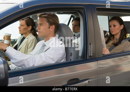 Geschäft Leute Fahrgemeinschaften Stockfoto