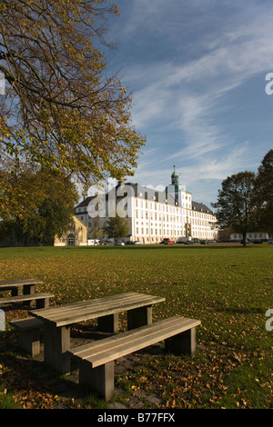 Südflügel und Haupteingang des Schloss Gottorf, Gottorf Palast, der heute die Bundesrepublik Landesmuseum Schleswig beherbergt eine Stockfoto