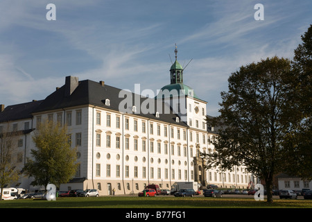 Südflügel und Haupteingang des Schloss Gottorf, Gottorf Palast, der heute die Bundesrepublik Landesmuseum Schleswig beherbergt eine Stockfoto