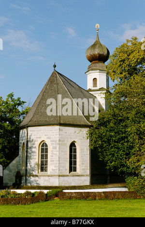 Kapelle von Leichtigkeit, St. Maria, Seeon, Chiemgau-Oberbayern-Deutschland-Europa Stockfoto