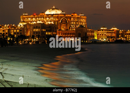 Luxus Hotel Emirates Palace, Emirat von Abu Dhabi, Vereinigte Arabische Emirate, Arabien, Orient Stockfoto