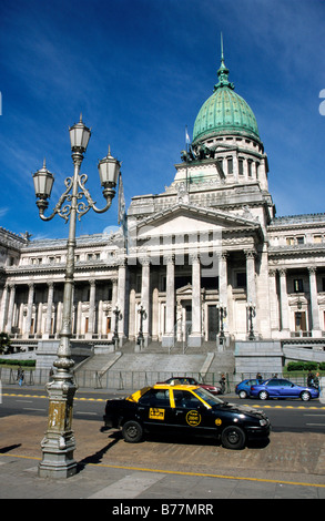 Kongress-Gebäude am Plaza de Congreso, Buenos Aires, Argentinien, Südamerika Stockfoto