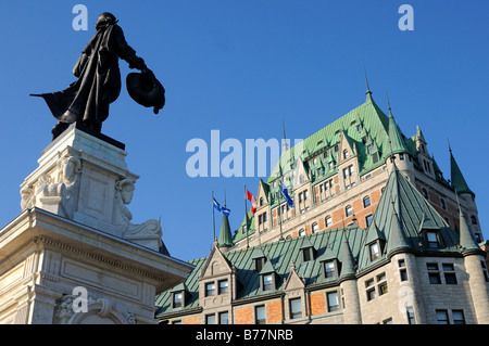 Hotel Fairmont Le Château Frontenac, Quebec City, Kanada, Nordamerika Stockfoto