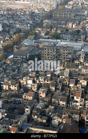 Wohnviertel, Luftaufnahme, Shanghai, China, Asien Stockfoto