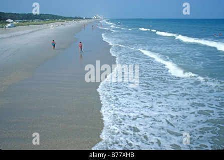 Menschen am Strand Myrtle Beach South Carolina Stockfoto