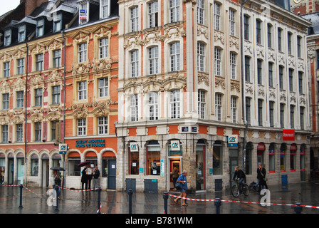 Place du General de Gaulle Lille Frankreich Stockfoto