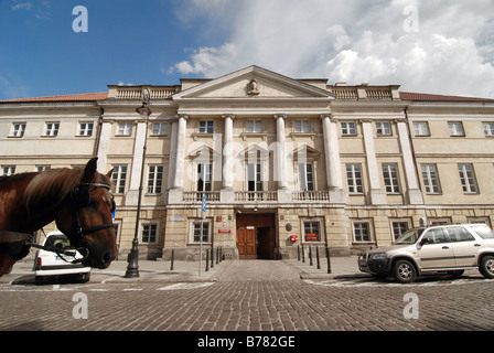 Reste des Warschauer Uprasing von 1944 gegen die Nazi-Besatzung. Ehemaligen Aufständischen Krankenhaus auf 7 Dluga Straße. Stockfoto