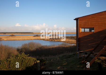 RSPB Strathbeg Wetland Scottish Nature Reserve, Großbritanniens größtes dünenloch, Crimond, Fraserburgh, Schottland, Großbritannien Stockfoto